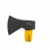 Сокира Mastertool 1 кг ручка зі скловолокна 05-0906, перегляд 3