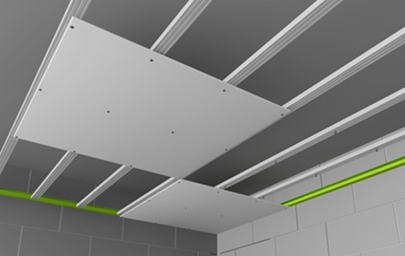 Монтаж металевого каркасу профілю